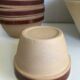 4l sandstone bowl and Gien bowls
