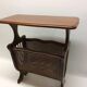 Magazine rack rustic