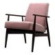 1960 Henryk Lis Mid Century Armchair in Pink