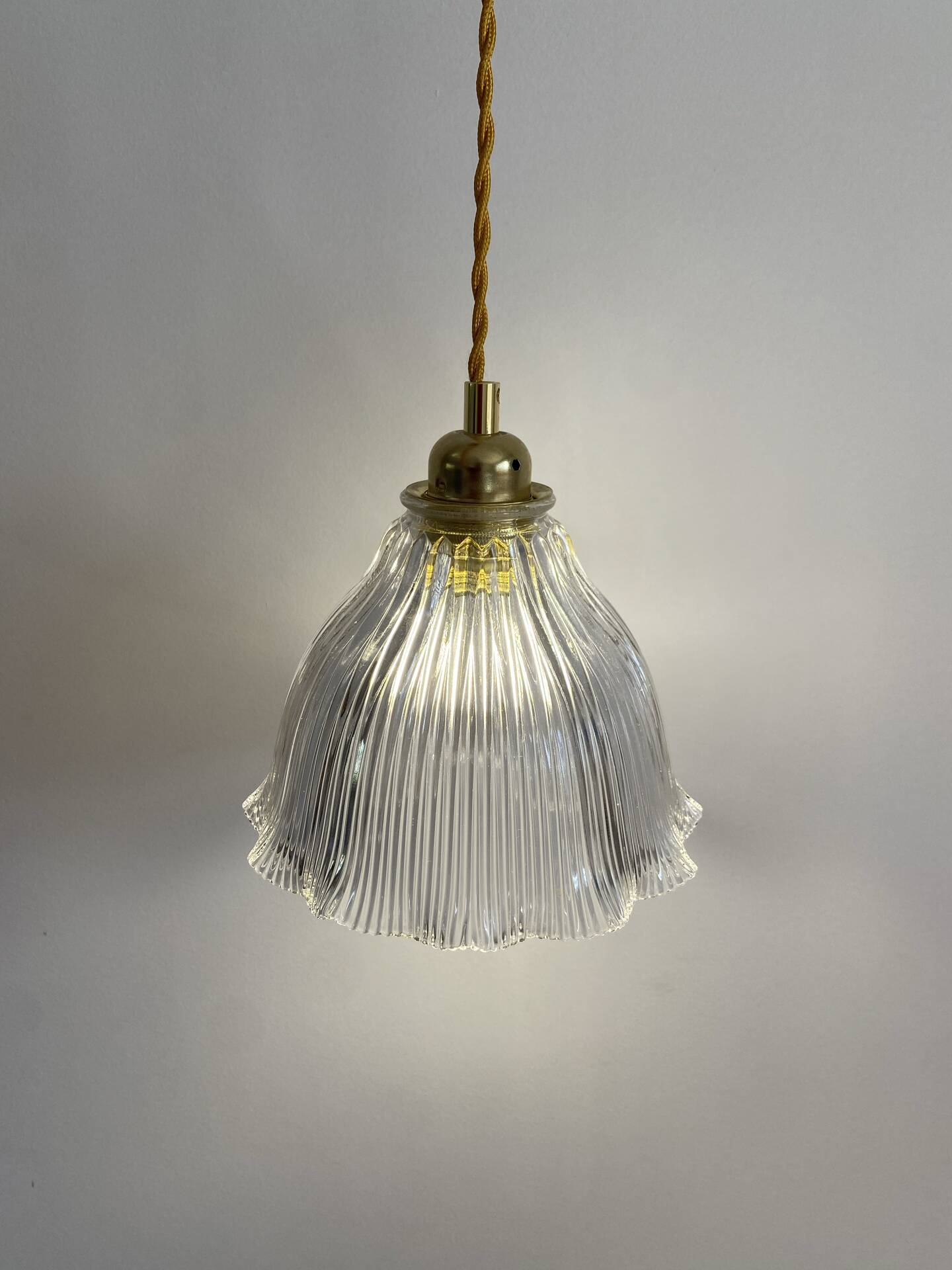 Vintage Holophane pendant light