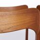 Lot de 4 chaises danoises en teck – Chaises de salle à manger modernes du milieu du siècle des années 1960, rétro
