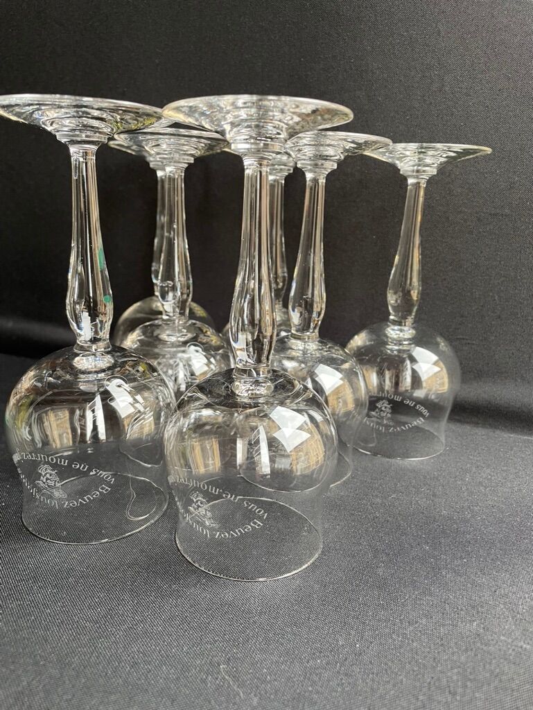 Wine glasses in Crystalline glass