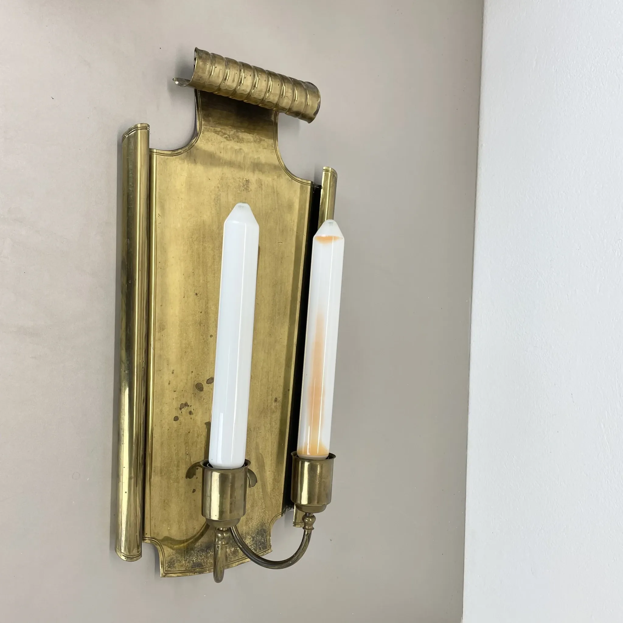 Unique Large Wall Light Object in the Style of Gio Ponti (60 cm), Italy, 1950s