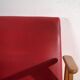 2 fauteuils rouges, vers 1960