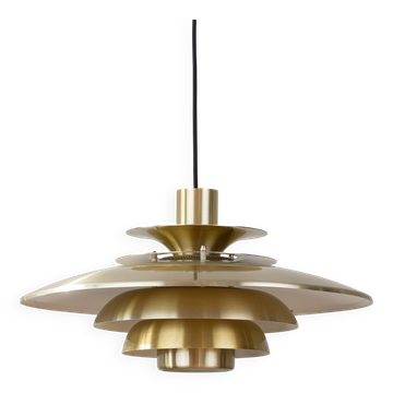 Lampe suspendue vintage danoise Verona par Kurt Wiborg, Jeka, années 1980.