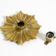 1960s Space Age Star Design Wall or Ceiling Lamps in Bronze