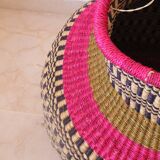 Colorful Bolga Basket African Decorative Basket