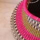 Colorful Bolga Basket African Decorative Basket