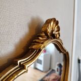 Miroir style louis XV doré
