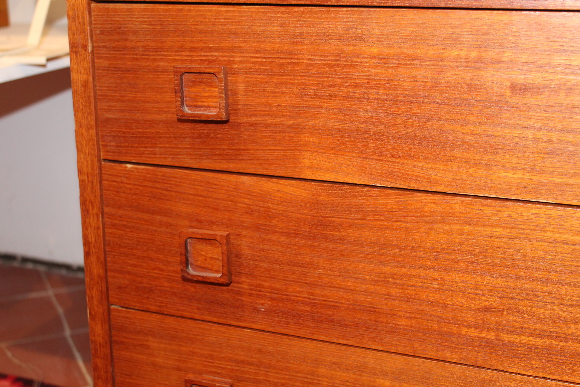 Chest of drawers dressing table years 70