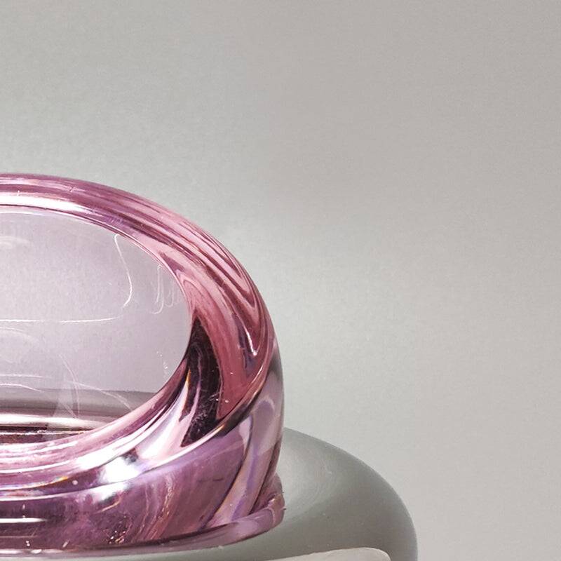 1960s Gorgeous "Biglia" in Crystal by Joe Colombo for Arnolfo Di Cambio. Made in Italy