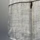 Old linen fabric lampshade suspension