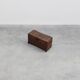 Flemish Oak Blanket Chest with panelled front and iron lock, dated 1825