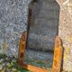 Vintage art deco trumeau mirror circa 1920