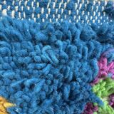 Teal blue Moroccan rug 150/250cm