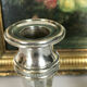 Pair of antique candlesticks in silver bronze louis XVI style