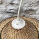 Suspension en osier vintage