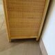 Vintage Library - 2 drawers - Woven rattan cupboard - 1980s - natural