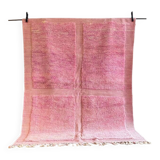 Tapis rose fait main traditionnelle 250cmx150cm