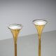 Brass ''Luminator'' floor lamp by Marcello Piacentini