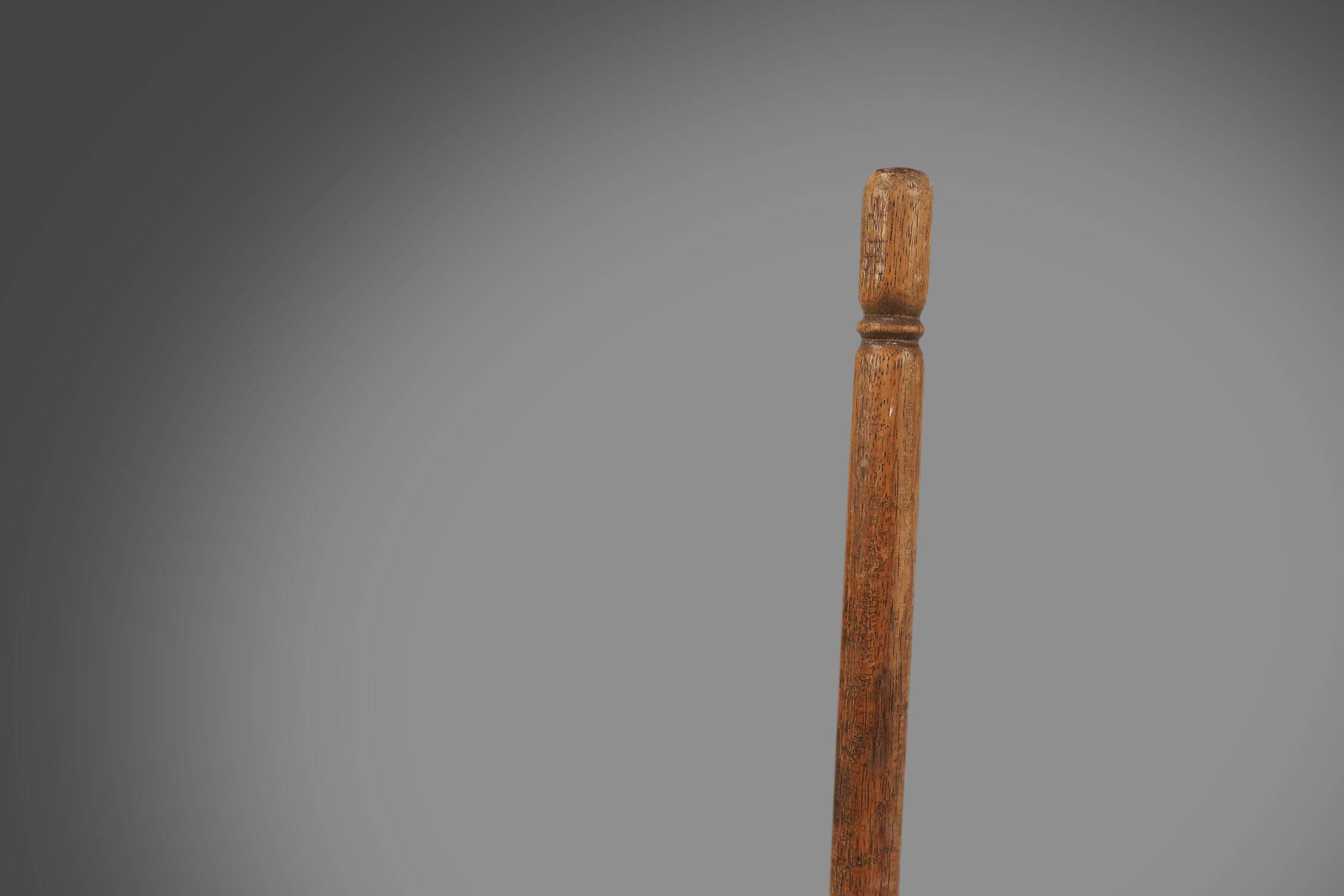 French Industrial Wooden Stepladder, 1900s