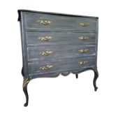 Patinated chest of drawers Louis XV style