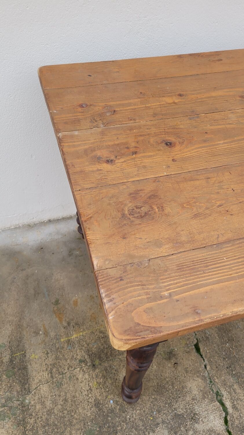 Antique Louis Philippe style farmhouse bistro table