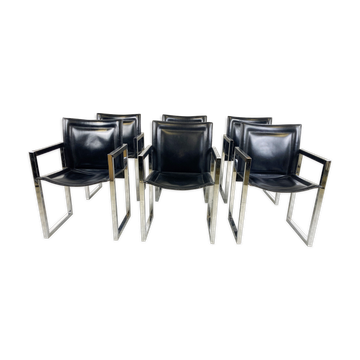 Vintage dining chairs by Arrben 1980s