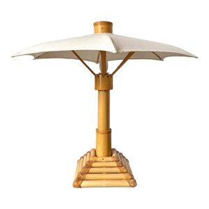Lampe en bambou parasol années
