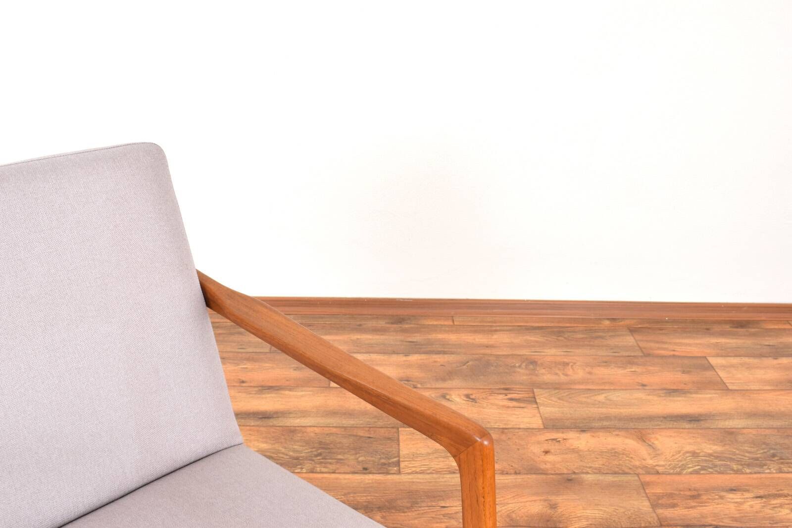 Mid-Century Swedish Teak Lounge Chair by Alf Svensson for Dux, 1960s.