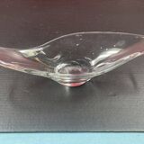 Daum France cup - modern shaped crystal - signed