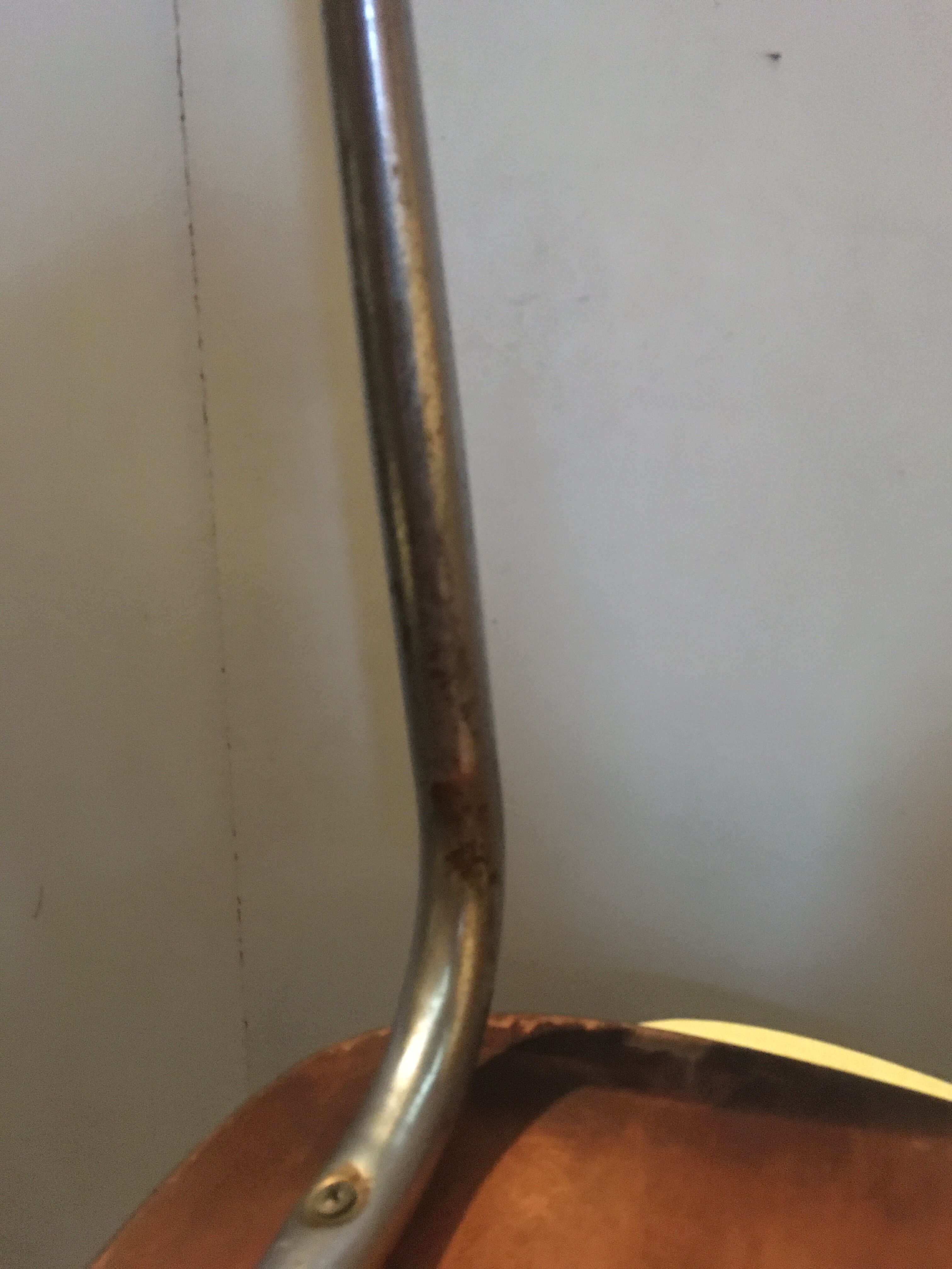 3 vintage yellow Formica chairs