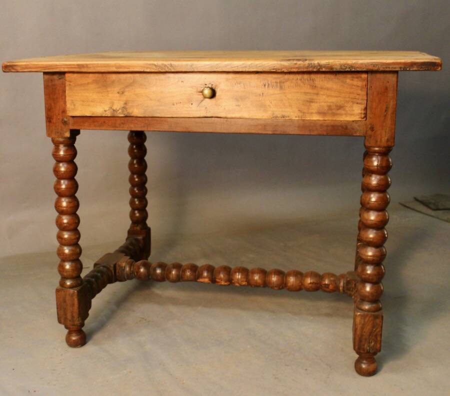Louis XIII Writing Table with Rosary Feet