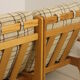 Sofa 2 places convertible into armchairs year 70-80 Solid pine.