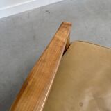 Ensemble de fauteuils en cuir des années 1960 par Knoll