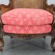 Antique Carved Wing Chair with Cane Sides , Czechoslovakia