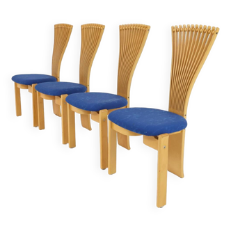 Totem Dining Chairs by Torstein Nilsen for Westnofa 1980s