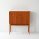 Meuble bar scandinave vintage en teck, années 1950