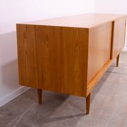 Buffet long de style scandinave double face entièrement restauré par Sedláček & Vyčítal, Tchécoslovaquie,