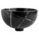 Black marble fruit bowl