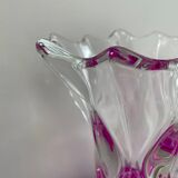 Glass vase made in France 70's