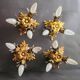 Gilded silver-plated Florentine ceiling lamps wall lamps Banci Florence