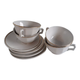 Tasses blanches Luneville
