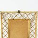 Mid Century Bamboo and Rattan Wall Mirror, Italy, 1960s