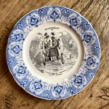 Talking plates “Automobiles” Saint Amand & Hamage