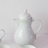 Hustchenreuther white porcelain coffee service for 10 people