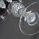 Service of 6 crystal walking glasses