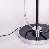 Restored Bauhaus Floor Lamp, J. Halabala, UP Zavody, Chrome, Czechia, 1930s