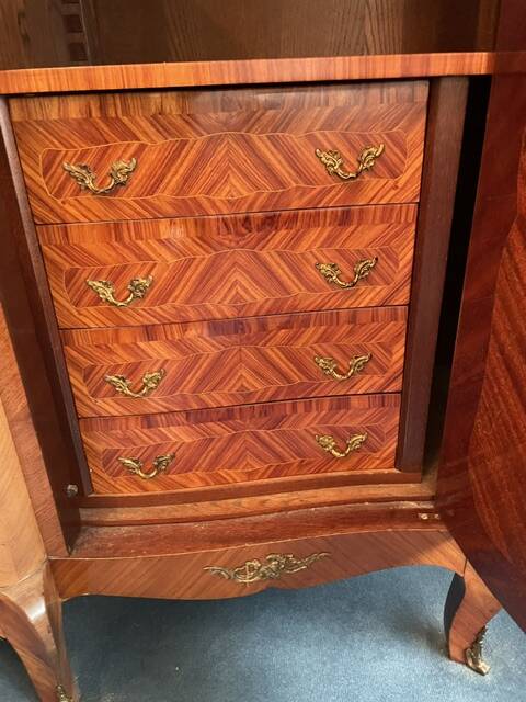 Louis XV style bedroom wardrobe