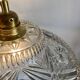 Suspension abat-jour vintage en verre - collection vaisselle -
